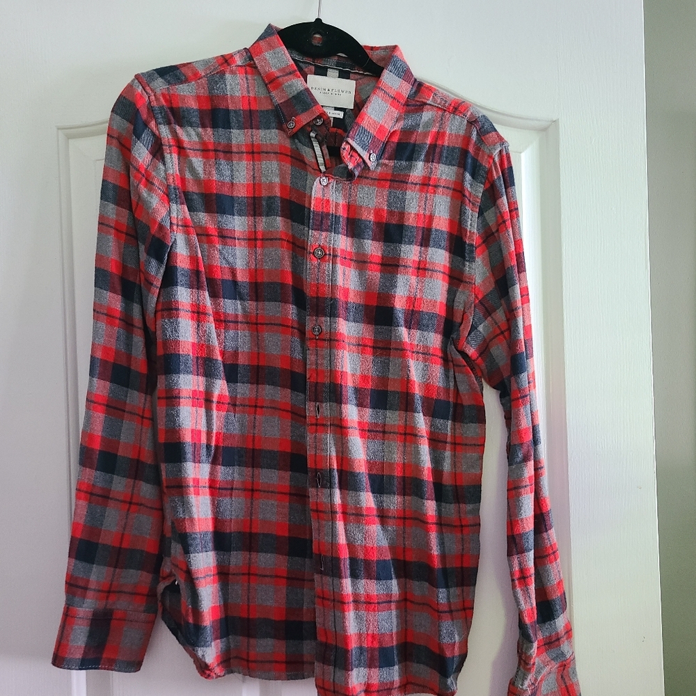 Flannel button down